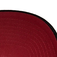 Mitchell & Ness pour homme Noir Miami Heat MVP Team Script 2.0 Stretch-Snapback Hat