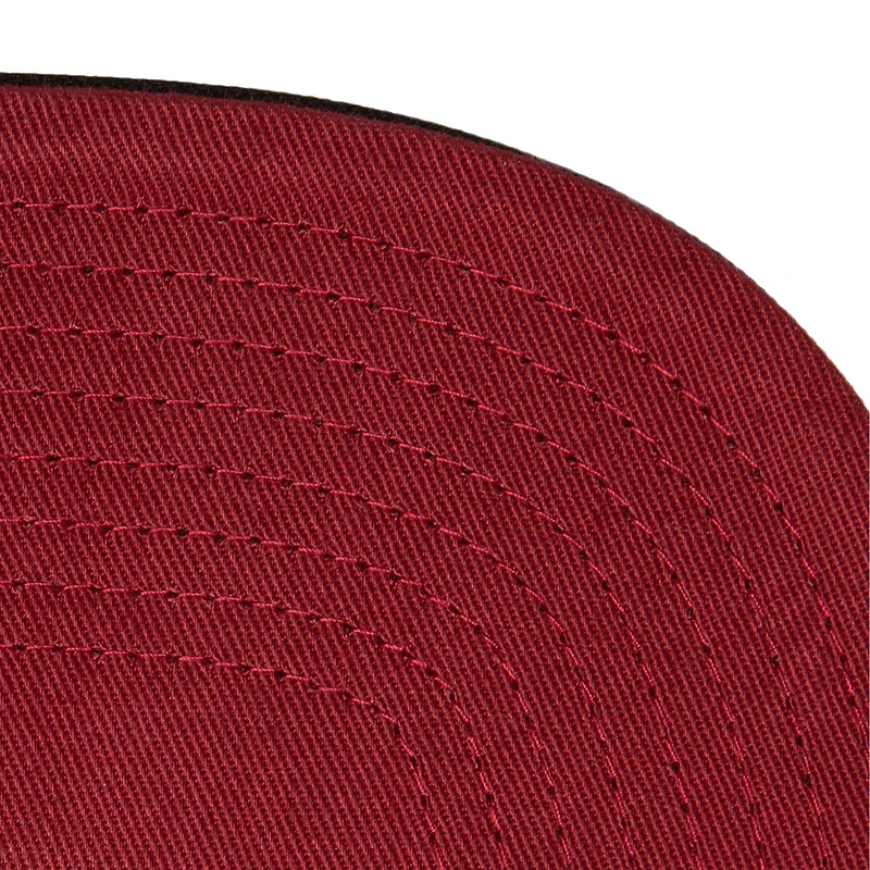 Casquette Snapback noire Miami Heat Shattered Mitchell & Ness pour hommes
