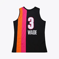 Men's Mitchell & Ness Dwyane Wade Black Miami Heat 2005-06 Hardwood Classics Authentic Jersey