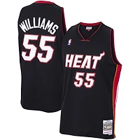 Maillot Swingman Mitchell & Ness Jason Williams Miami Heat 2005/06 Hardwood Classics noir pour homme