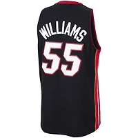 Maillot Swingman Mitchell & Ness Jason Williams Miami Heat 2005/06 Hardwood Classics noir pour homme