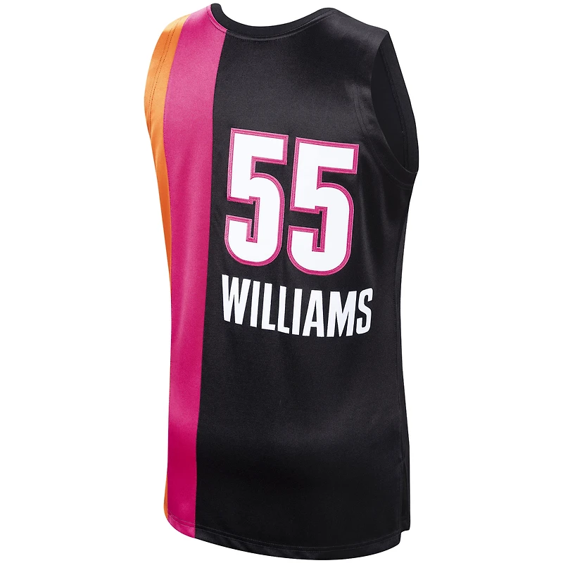 Men's Mitchell & Ness Jason Williams Black Miami Heat 2005/06 Hardwood Classics Swingman Jersey