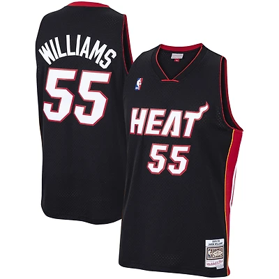 Maillot Swingman Mitchell & Ness Jason Williams Miami Heat 2005/06 Hardwood Classics noir pour homme