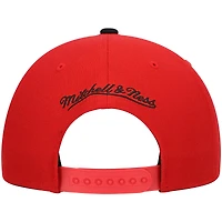 Men's Mitchell & Ness Red/Black Miami Heat Hardwood Classics Team Two-Tone 2.0 Snapback Hat
