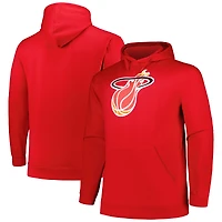 Sweat à capuche rouge Mitchell & Ness Miami Heat Hardwood Classics Big Tall pour hommes