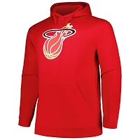 Sweat à capuche rouge Mitchell & Ness Miami Heat Hardwood Classics Big Tall pour hommes