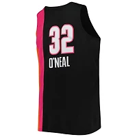 Men's Mitchell & Ness Shaquille O'Neal Black Miami Heat Big Tall Hardwood Classics 2005/06 Swingman Jersey