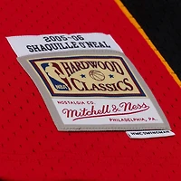 Men's Mitchell & Ness Shaquille O'Neal White Miami Heat 2007/08 Hardwood Classics Swingman Jersey