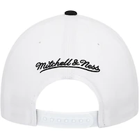 Men's Mitchell & Ness White/Black Miami Heat Hardwood Classics Core 2-Tone 2.0 Pro Snapback Hat