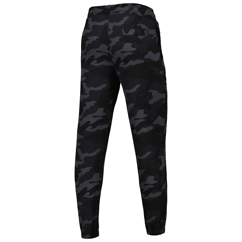 Pantalon de jogging New Era pour homme, noir/camouflage Miami Heat
