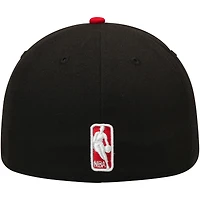 Men's New Era Black/Red Miami Heat Official Team Color 2Tone 59FIFTY Fitted Hat