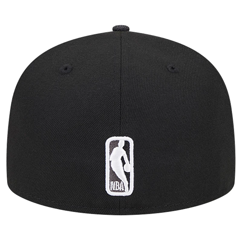 Casquette ajustée 59FIFTY en nylon balistique Active Miami Heat noire New Era pour homme