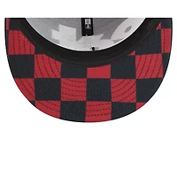 Casquette ajustée UV 59FIFTY Miami Heat Checkerboard New Era noire pour hommes