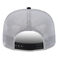 Men's New Era Black Miami Heat Court Sport Speckle 9FIFTY Snapback Hat