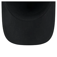 Casquette ajustable A-Frame 9FORTY noire pour homme avec drapeau du jour de match des Miami Heat de New Era