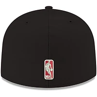 Casquette ajustée 59FIFTY pour homme, couleur noire de l'équipe Miami Heat, New Era
