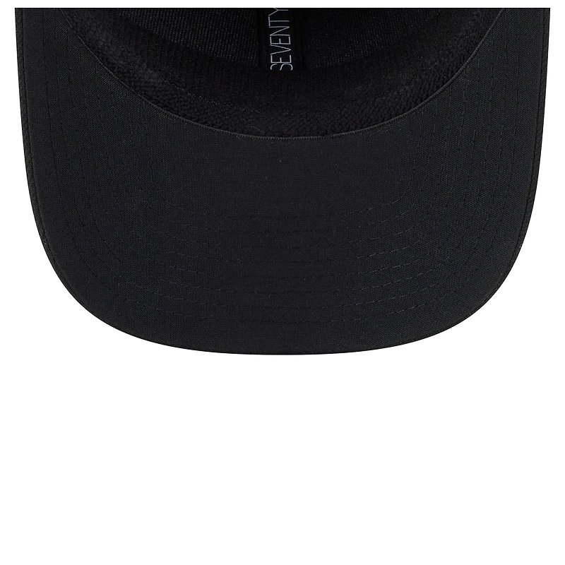 Men's New Era Black Miami Heat Rope 9SEVENTY Adjustable Hat