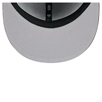 Men's New Era Black Miami Heat State Stitch 59FIFTY Fitted Hat
