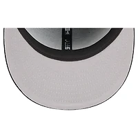Men's New Era  Black Miami Heat Tri-Hit 59Fifty Fitted Hat
