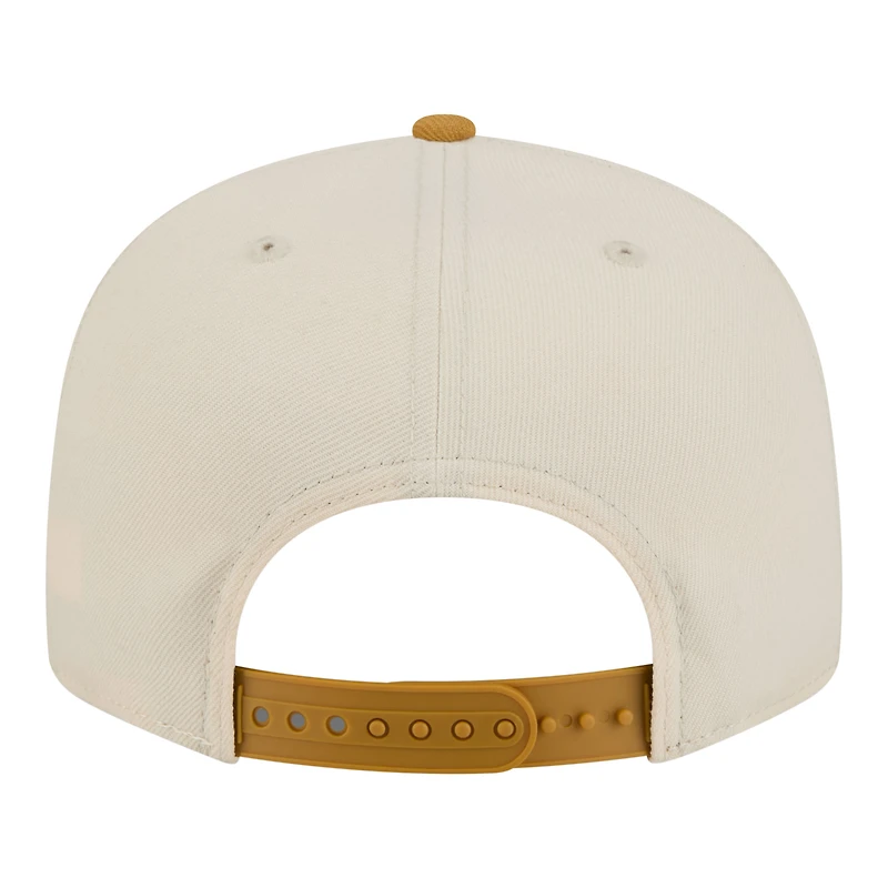 Casquette snapback New Era 9FIFTY pour homme, coloris crème/beige Miami Heat, lot de deux