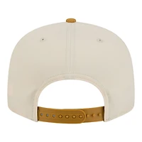 Casquette snapback New Era 9FIFTY pour homme, coloris crème/beige Miami Heat, lot de deux