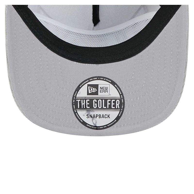 Casquette de golf snapback en velours côtelé Miami Heat gris New Era pour homme