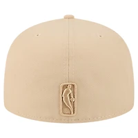 Casquette ajustée New Era 59FIFTY à motif kaki Miami Heat pour homme