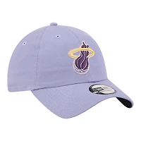 Casquette New Era Lavande Miami Heat Lavande Pack pour homme, style classique décontracté et ajustable