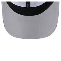 Men's New Era Light Blue/Gray Miami Heat Adventure Aloha Pattern 9SEVENTY Stretch-Snap Hat