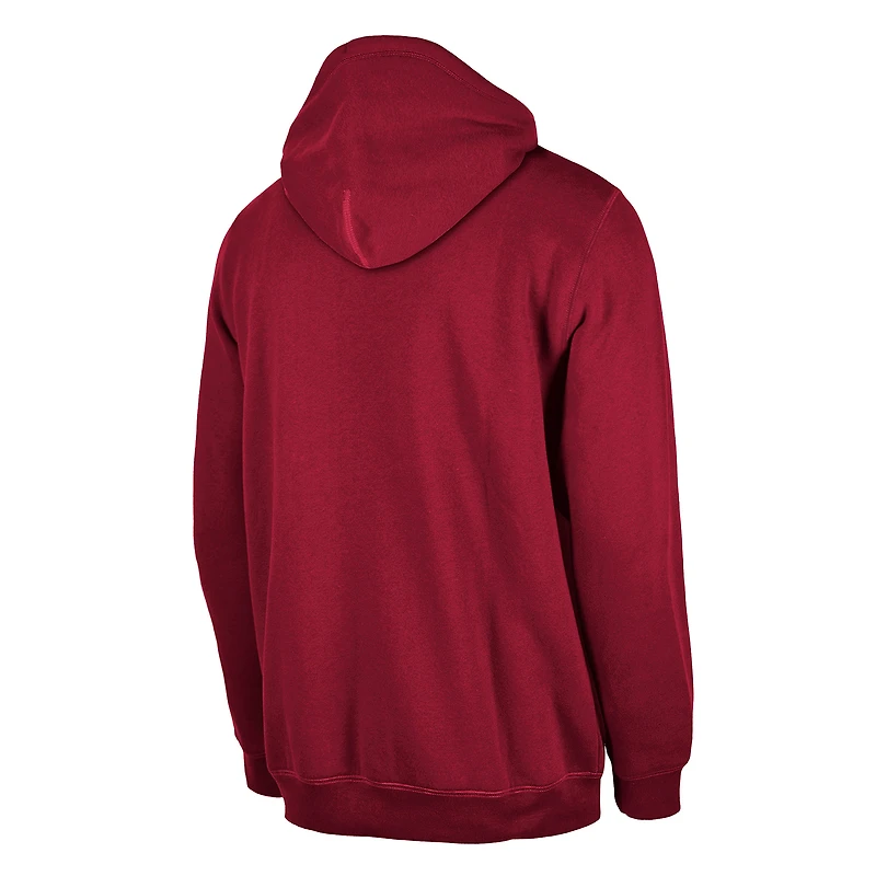 Men's New Era Miami Heat Red Tip-Off Collection Pullover Hoodie