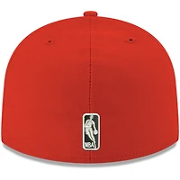 Casquette ajustée 59FIFTY pour homme, rouge Miami Heat, couleur officielle de l'équipe New Era