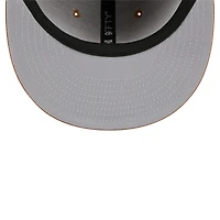 Men's New Era Tan Miami Heat Color Pack 9FIFTY Snapback Hat