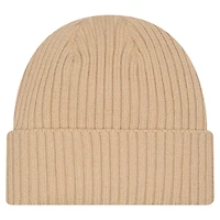 Men's New Era  Tan Miami Heat Color Pack Cuffed Knit Hat