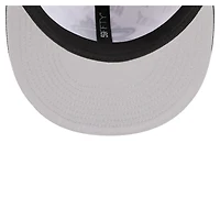 Men's New Era  White/Black Miami Heat Repeat 59Fifty Fitted Hat