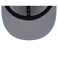 Men's New Era  White Miami Heat 2024/25 City Edition Alternate 59FIFTY Fitted Hat