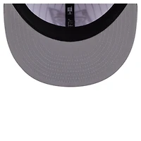 Men's New Era  White Miami Heat Deceptor Pinstripe 9FIFTY Snapback Hat