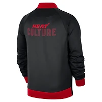 Men's Nike Black Miami Heat 2024/25 City Edition Authentic Showtime Performance Full-Zip Jacket