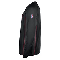 Maillot de tir Nike noir à manches longues Miami Heat 2025/26 Authentic Pre-Game Legend Dri-FIT pour homme