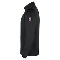 Men's Nike  Black Miami Heat 2025/26 City Edition Remix Authentic Coaches Dri-FIT Half-Zip Top