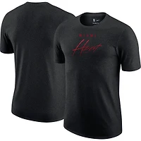 T-shirt Nike Heather Courtside Versus Flight Max90 pour homme, noir chiné