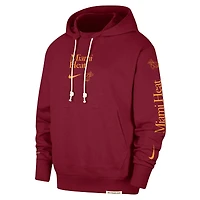 Men's Nike Red Miami Heat Authentic Performance Pullover Hoodie