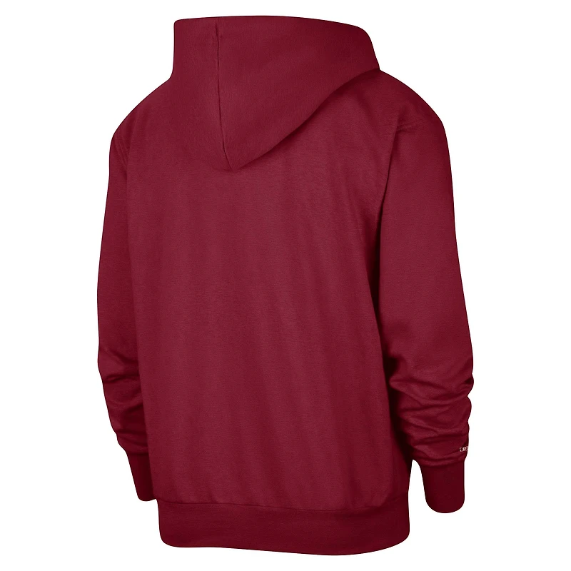 Men's Nike Red Miami Heat Authentic Performance Pullover Hoodie