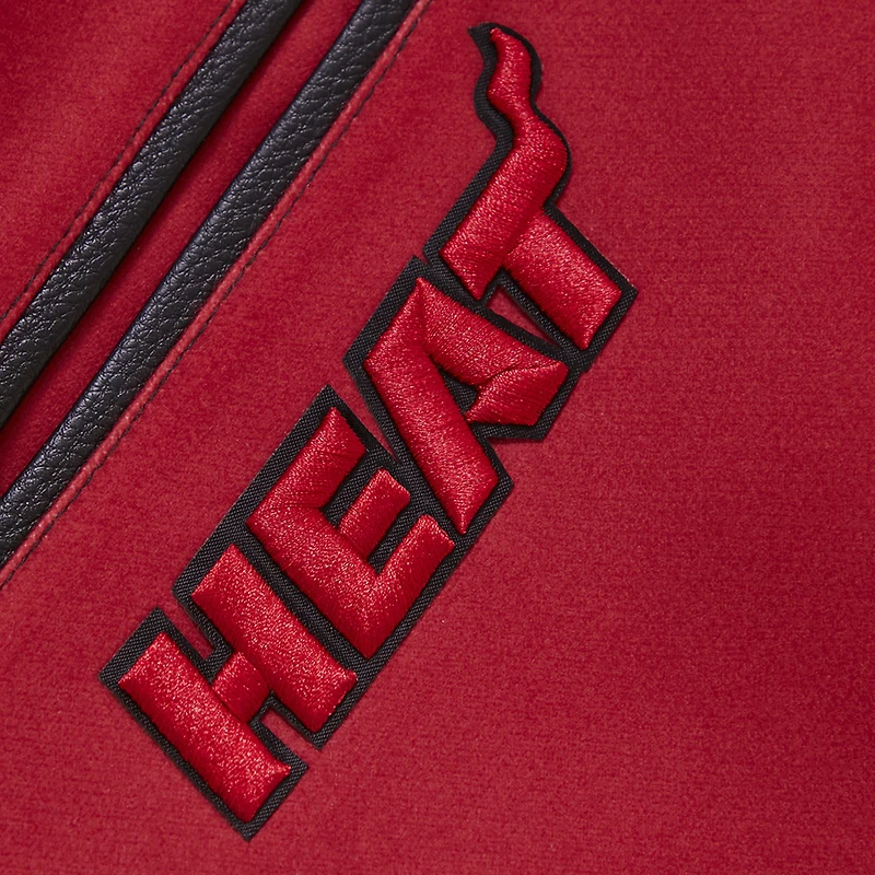 Veste universitaire entièrement zippée Pro Standard noire Miami Heat 2023/24 City Edition pour hommes