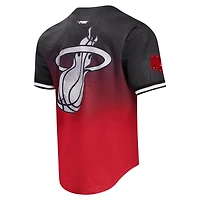 Men's Pro Standard Black Miami Heat 2023/24 City Edition Mesh Baseball Jersey