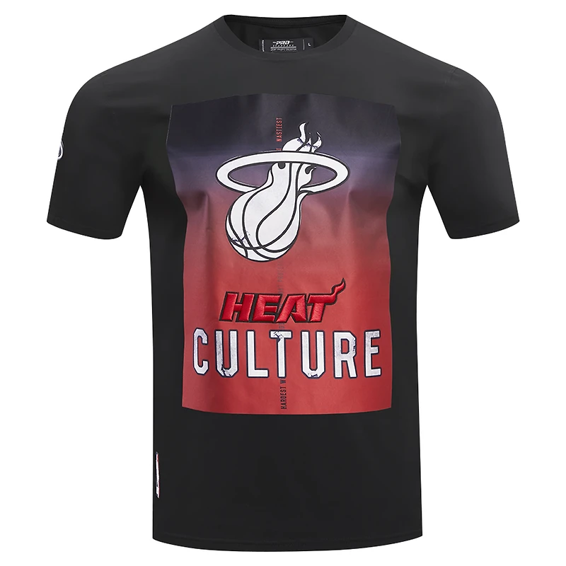 T-shirt Pro Standard noir Miami Heat 2023 City Edition pour hommes