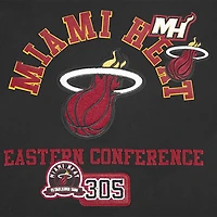 Sweat à capuche noir Pro Standard pour homme Miami Heat Area Code