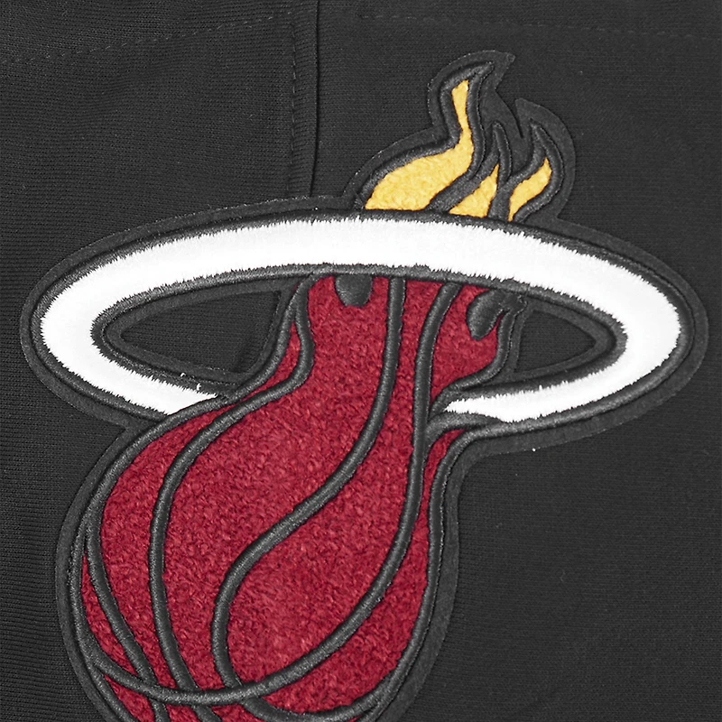 Sweat à capuche noir Pro Standard pour homme Miami Heat Area Code