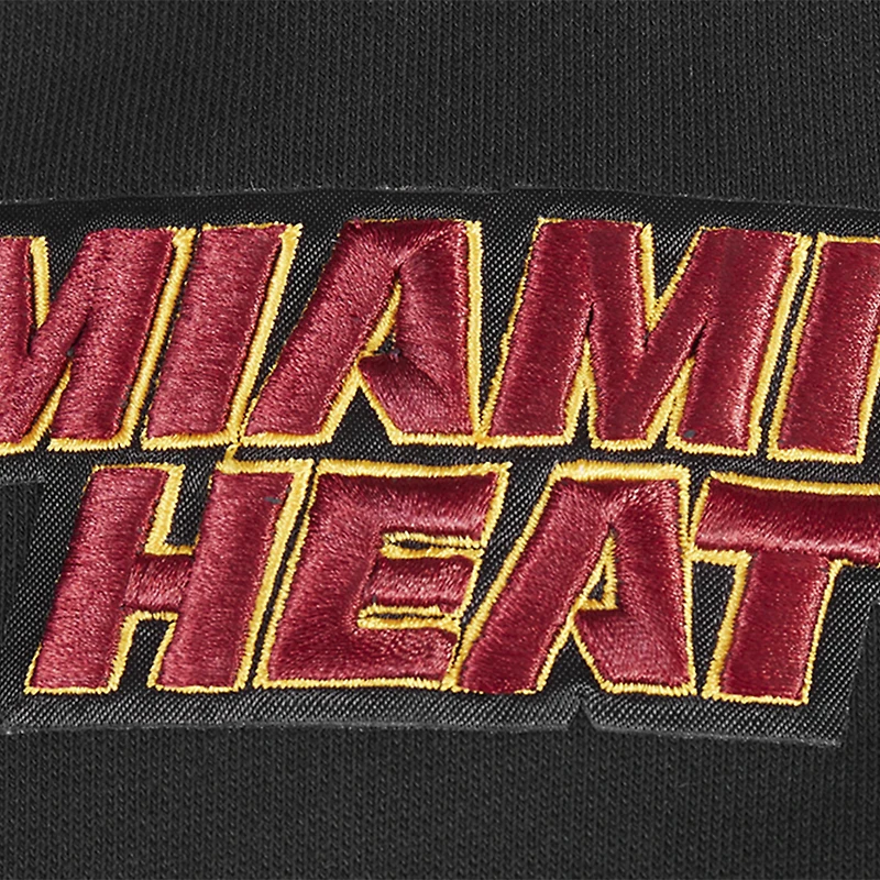 Men's Pro Standard Black Miami Heat Area Code Pullover Hoodie
