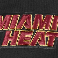 Men's Pro Standard Black Miami Heat Area Code Pullover Hoodie