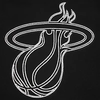 Sweat-shirt à épaules tombantes Paint the City Miami Heat Pro Standard pour homme, noir